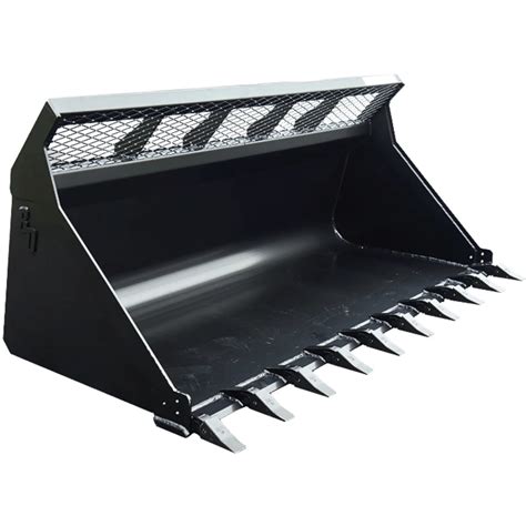 68 inch skid steer bucket capacity|high capacity skid steer bucket.